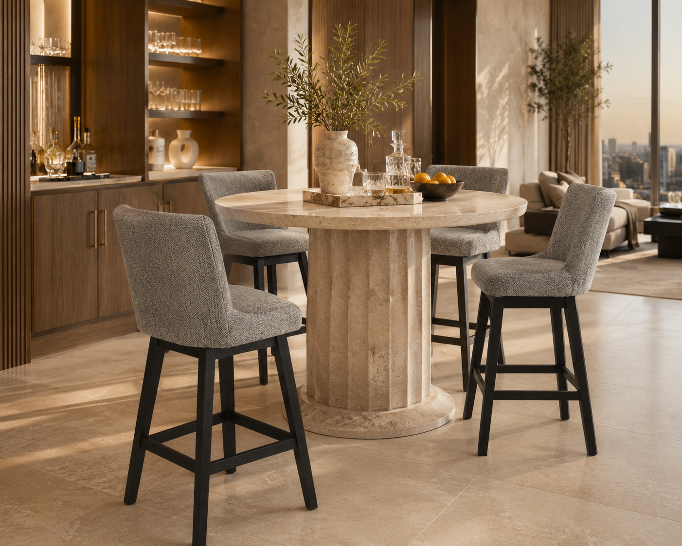 Taylor Swivel Bar Stool