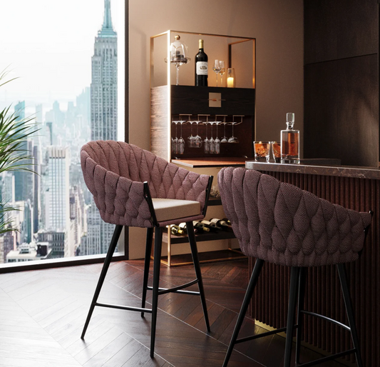 Braided Matisse Counter Stool