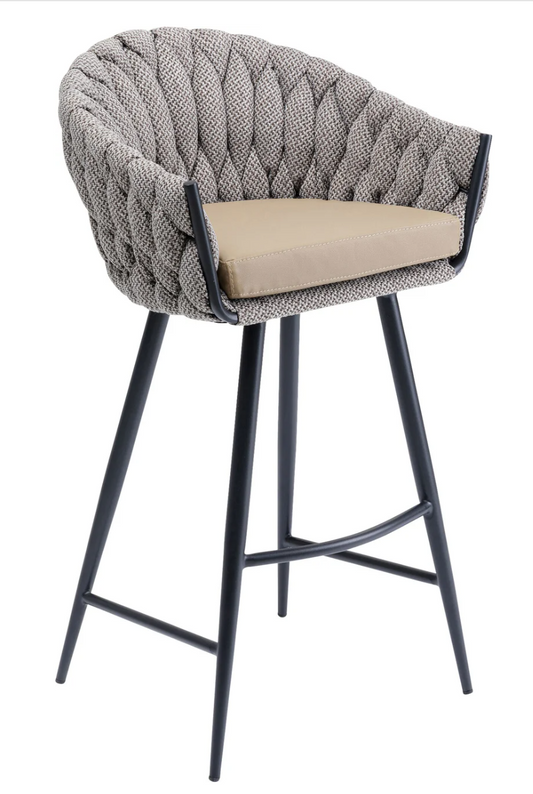 Braided Matisse Counter Stool