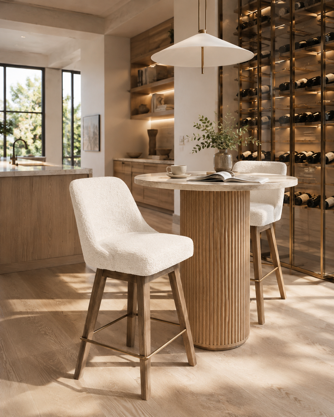 Jackie Swivel Bar Stool