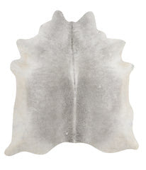 Medium Grey Large Brazilian Cowhide Rug 6'5"H x 5'11"W
